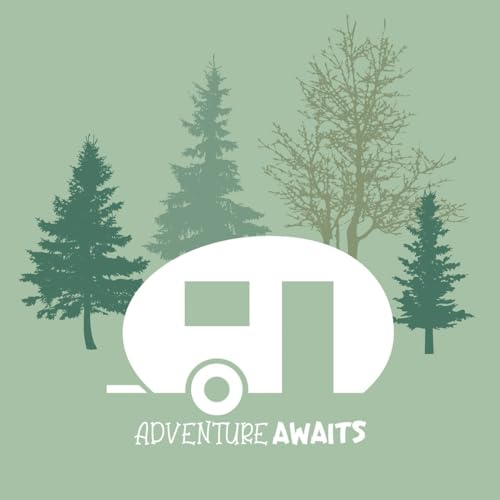 20 Servietten Sommer Wohnwagen in der Natur als Tischdeko. Papierservietten mit Motiv. Auch für Decoupage und Serviettentechnik 33x33cm