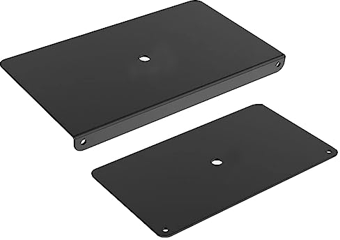 Visiblurry 2 Monitor-Verstärkungshalterung | Monitorhalterung aus Stahl für dünne, Glas- und andere zerbrechliche Tischplatten,Passend für die meisten Monitorständer Tülle C-Klemme