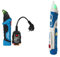 PeakTech 3432 Détecteur de fusibles/circuit électrique avec testeur de prise 230 V & 1032 Testeur de tension AC sans contact avec lampe de signal LED et vibration, plage
