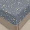 Mateju Spannbettlaken aus Mikrofaser mit Sternenhimmel Druck, Weiche Bequem Spannbetttuch für Einzelbett Doppelbett Boxspringbett, Tiefe Tasche, bis 30 cm Matraze (Sterne Mond,200x200cm)