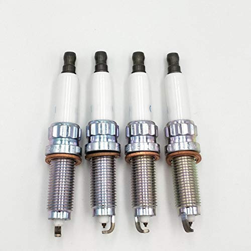 Zündkerzen 4PCS SILZKBR8D8S 12120039664 Zündkerze Kompatibel mit BMW F20 F30 F35 F10 F07 F25 F15 E84 X1 X3 X4 X5 X6 Z4 N20 N63 Autoteile