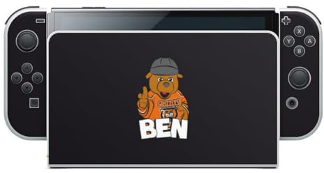 DeinDesign Skin kompatibel mit Nintendo Switch OLED Folie Sticker Grizzlys Wolfsburg Fanartikel Eishockey