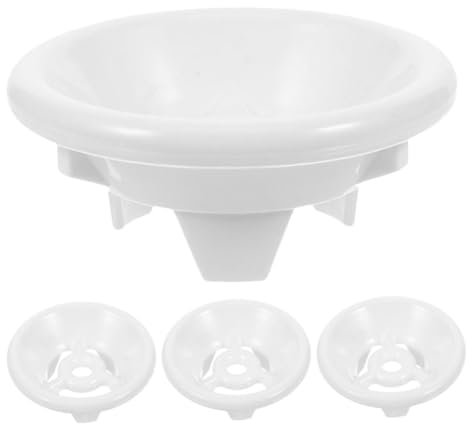 Veemoon 4 Stück Kleine Urinal Siebkappen Geruchsentfernung Urinal Ersatzteile Kompakt Spritzschutz Für Badezimmer
