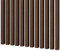 MEBANO. 12 Stück Holzstruktur Wandpaneele 240 x 3 cm, Walnuss, Wanddeko Lamellen aus MDF, Wandverkleidung, Paneele Wand Wohnzimmer, Holzpaneele für Wand & Decke