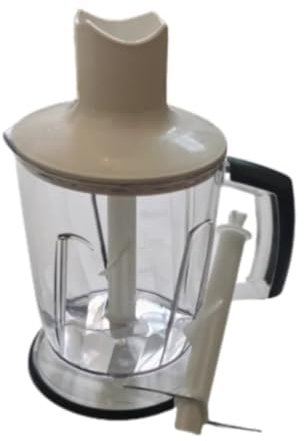 TYGHBNM Vaso agitador de 1250ML, Compatible con Braun 4165 4191 4199 4130 Host MQ735 MQ745 MQ775 MQ787 MQ500 MQ505 MQ525 MQ545