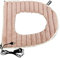 Beheizter Toilettensitz, Toilettensitzwärmer, Verstellbarer Sitzbezug, USB Toilettensitz mit Einstellbarer Temperatur 17,32 x 14,57 x 0,79 Zoll für Winter Badezimmer Komfort (1 Stück)