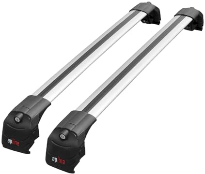 ipqi Compatible avec Toyota Yaris Cross 2020-2022 ACE-2 Barres de Toit Railing Porte-Bagages de Voiture Gris Aluminium 2 Barres