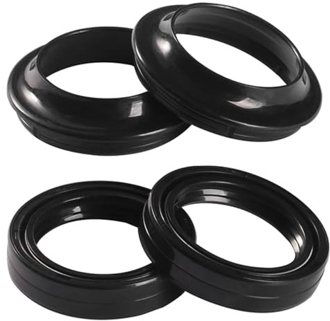 Gabelsimmerringe & Gabel Staubkappen Kit Für Yamaha YP125 R YP125R YP125 RA YP250 R YP250RA YP400 RA X-MAX 125 250 400 2010-2018 2019 Gabel Öl Dichtung & Staub Abdeckung