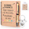 Coffret cadeau pour collègue, cadeau d'adieu pour un collègue qui change de travail, comprend un carnet et un porte-clés, meilleur cadeau de collègue, remerciement pour un départ, (Collègue parfait)