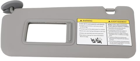 Sun Visor 7432042420b0 Links Fahrerseite Multifunktional Sonnenvisor Schatten mit Make -up -Spiegel -Ersatz für 2004 Bis 2005 Auto Sun Visor