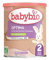BABYBIO - Lait infantile - Optima 2 - Formule Enrichie en Fibres & Bifidus - au Lait de Vache français - BIO - 400g