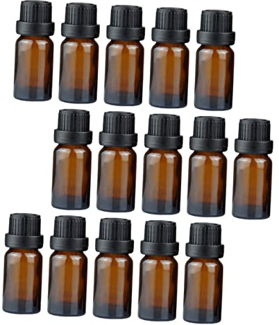 HONITANO 20pcs Essential Oil Bottles Portable Travel Bottles Pump Spray Makeup Holder for Outdoor Carrying
