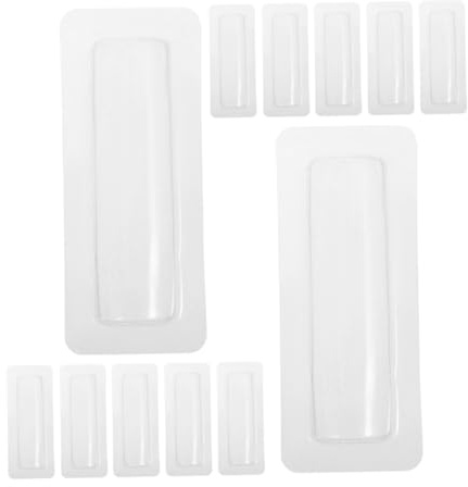 Gatuida 25 Stück Transparente Kunststoff Lippenbalsam Hüllen Und Geldkartenhalter Kompakt Robust Und Vielseitig Für Reisen Shopping Und Partys