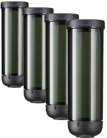 Fiskars Distributore d'Acqua per Piante, Urban Plant Care, Per Interni e Balconi, 350 ml, Fino a 5 Giorni di Irrigazione Continua, 6,4 x 25 cm, Ceramica/Plastica, Verde Scuro, 1075380