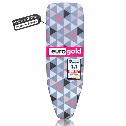 EUROGOLD Bügelbrettbezug 120x40 cm (passend für 120x38–42 cm)