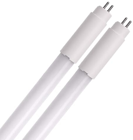 NCC-Licht 2 x LED Röhre T5 849mm aus Glas 12W/840 G5 Neutralweiß 4000K | Ersetzt 21W/840 Leuchtstofflampe, Kompakte Röhrenlampe Ø16mm für den Direktanschluss an 230V