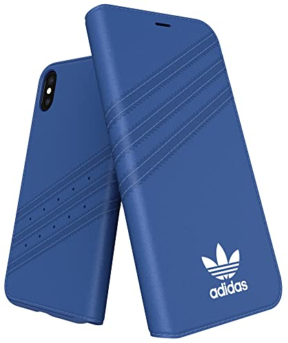 Adidas 28354 Originals Suede Cases for Apple iPhone X - Blue Wallet