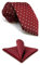 Shlax&Wing Rot Punkte Maroon Hochzeit Mehrfarbig Männer's Krawatte Fashion