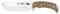 Cudeman Cuchillo 155-X Entresierras + Kit completo supervivencia hoja de acero inoxidable ACX-380 de 16 cm empuñadura de micarta marrón de 11 cm para caza, pesca, supervivencia y bushcraft