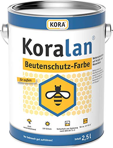 Kora Beutenschutz Lack Beutenfarbe Bienen Farbe Rot 2,5L
