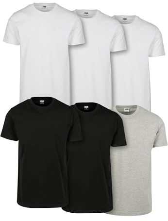 Urban Classics Men's T-Shirt (Pack of 6)