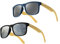 UrbanSky Sonnenbrille „Raymond“ - 2er-Pack Sonnenbrillen Herren - Holzbügel - polarisiert (Cool)