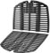 Weber Grillroste – Gusseisen-Grillroste für Weber Q200 Q220 Q2000 Q2400 Q260 Gasgrills, 38,9 x 54,6 cm, 2 Stück Ersatzteile