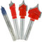 Freud 4-teiliges Radius-V-Nut-Bit-Set mit 6,35 mm (1/4 Zoll) Schaft (87-115)