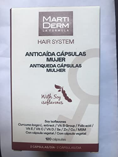 MARTIDERM Hair System Tratamiento Anticaída Mujer 120 Caps