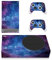 PlayVital Skin für Xbox Series S, Aufkleber Vinyl-Skins Schutzfolie Wrap Abziehbild Abdeckung Stickers Folie für Xbox Series S Konsole Controller-Magischer Himmel