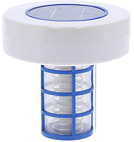 Solar-Pool-Ionisator, Solarbetriebener Pool-Ionisator-Reiniger, Schwimmbad-SPA-Brunnen-Reinigungsgeräte, ABS + Stahldraht