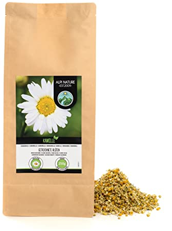 Alpi Nature Manzanilla Infusión 250g, Flores de Manzanilla Natural Secas de Primera Calidad