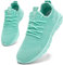 Chaussures de Femme Running pour Course Sports Fitness Respirant Mesh Gym Outdoor Walking Tennis Baskets athlétique Sneakers Vert 41 EU