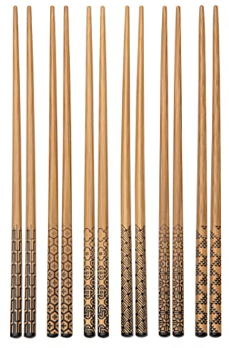 Palillos chinos con soporte NIKKO, 6 pares, Tescoma