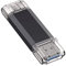 Neoreser 64 GB USB Stick mit USB 3.0 und USB 3.1-Type-C, USB 3.0 Flash Drive, Typ C Pendrive 64G Mini für PC, Tablet, Laptop, Smartphone mit Typ C usw