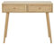 HOME DECO FACTORY - HD5132 - Console Bali 2 Tiroirs, Entrée, Salon, 100x81x29, Beige