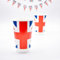 THE PAPER CUP COMPANY Union Jack - 8oz, 12oz & 16oz, Double Wall Cups Insulated Disposable Takeaway Coffee Cups (50, 8oz)