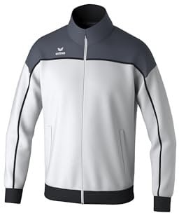 Erima Unisex Erwachsene Erwachsene „CHANGE by Trainingsjacke (1032429), weiß/slate grey/schwarz, M