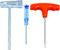 Kettensägen-T-Schraubenschlüssel, 19 mm x 13 mm und T-Griff T27 Torx-Schraubendreher, passend für Stihl, Husqvarna, Makita, Partner, Dolmar Echo Jonsered Poulan Kettensägen