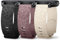 Wizvv Bracelet de rechange souple de 18 mm compatible avec Garmin Venu 3S/Venu 2S/Vivoactive 4S/Vivomove 3S/Forerunner 265s/255s/255s Music, gravure léopard pour homme et femme