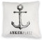 Anker Kuschelkissen mit Spruch Ankerplatz Heimathafen Gemütlichkeit Küstenkind Design Nordlicht Charakter Liegeplatz des Glücks an der Küste Hafen Zuhause
