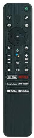 VINABTY Nuevo RMF-TX810P Mando a Distancia de Repuesto para Sony Bravia Smart TV RMF TX810P RMFTX810P Remote Controller