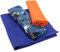 Stoffpaket - Jersey Stoff Kinderstoff SET Bündchen Skatboards blau - je 50 cm