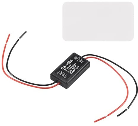 Qusedwey Flash Strobe Controller Flasher Module for LED Brake Tail Stop Light 12-16V