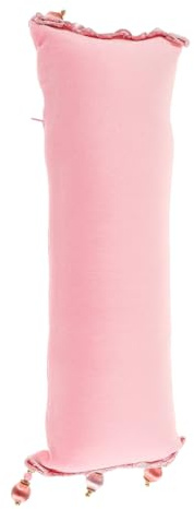 Nagelarmlehne Rosa aus Schwamm und Stoff für Maniküre, Vintage | Abnehmbare Hülle, Weiche Gepolsterte Auflage, Professioneller Halt, für Studioeinsatz und Nagelkunst
