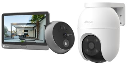 EZVIZ WLAN Türklingel CP4 und Kamera Aussen C8c 4K