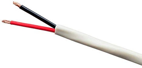 Monoprice Speaker Wire - 12 AWG, 2 Conductor, Burial Rated, Outdoor, Water Resistant Jacket, 100 Percent Pure Bare Copper with Color Coded Conductors, 1000 Feet, Gray