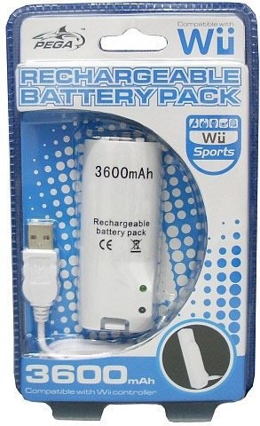 Batería Recargable 3600mAh Wii