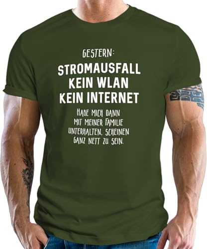 T-Shirt für den Teenager bei Stromausfall - Kein WLAN…