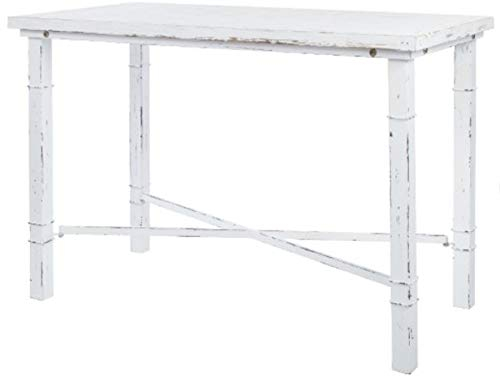 Casa Padrino Landhausstil Esstisch Antik Weiß 120 x 60 x H. 80 cm - Kleiner Shabby Chic Esszimmertisch